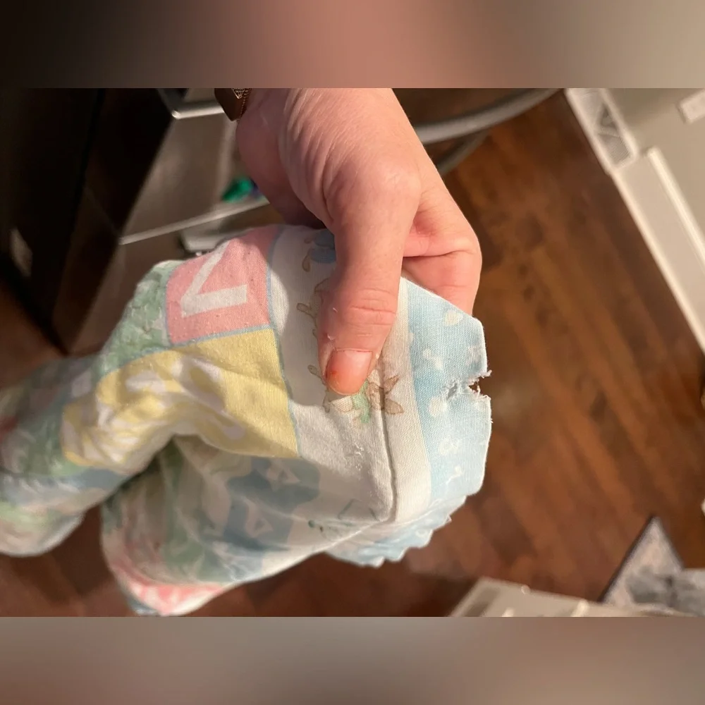 vintage baby quilt